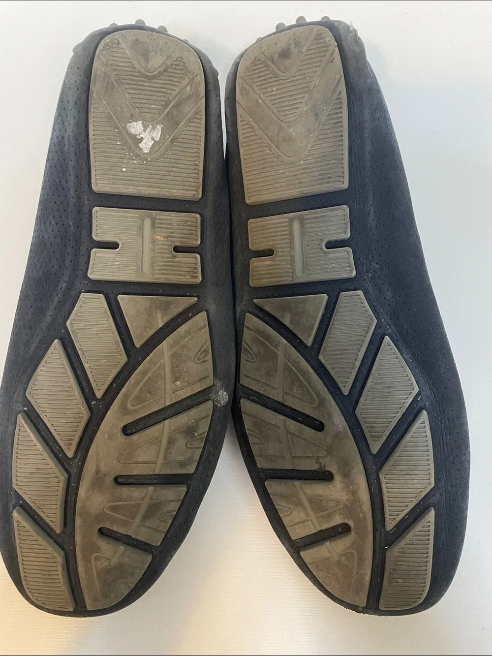 Wallin & Bros Navy Suede Leather Driving Mocs/Loafers - Sz 12